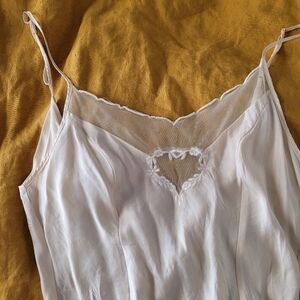 Vintage Cream Silk Victoria's Secret Slip